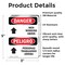 Signmission Safety Culture Sign, 3.5 in Width, Vinyl Decal, Rectangle, Bilingual OS-2PACK-DS-D-35-VS-1448 - alternate 3